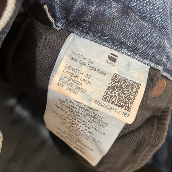 G-Star Raw Janeh Ultra High Mom Ankle Jeans Size 28 - Picture 13 of 13